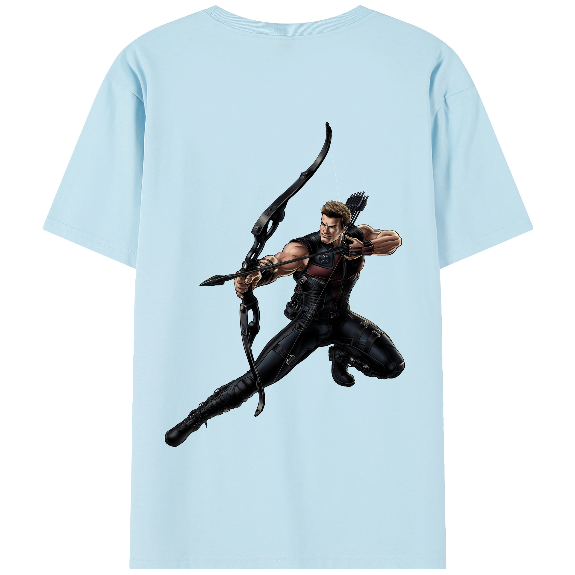 （画像用） アベンジャーズ The Avengers 綿100％半袖Tシャツ（背面プリント）